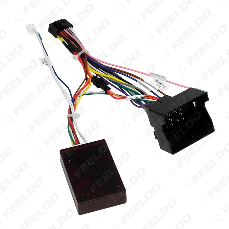 

LEEWA Car 16pin Audio Wiring Harness With Canbus Box For Opel 10-16 Aftermarket Stereo Installation Wire Adapter #CA6871