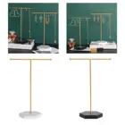 Металлическая подставка для сережек, браслетов, цепочек, часов, T-Bar, стеллаж, органайзер для ювелирных изделий, образец, T-bar, полка, держатель для ювелирных изделий, стеллаж для хранения