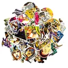 Водостойкая наклейка из ПВХ, 50 шт.компл., аниме, Джоджо, невероятные приключения, аксессуары для косплея