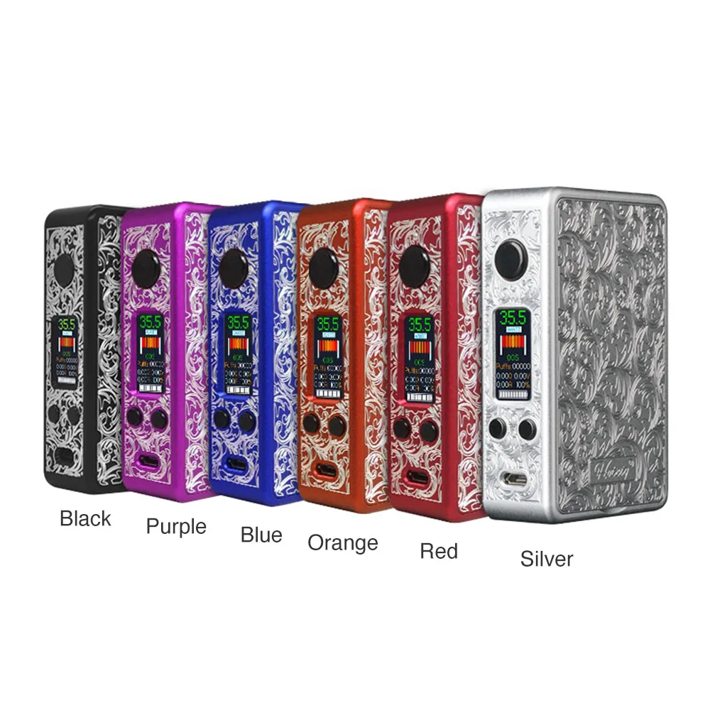 Hotcig R150S TC бокс мод с 0,96 дюймовым красочным экраном и водонепроницаемым HM чипом и магнитными панелями электронная сигарета Vape мод VS Drag 2