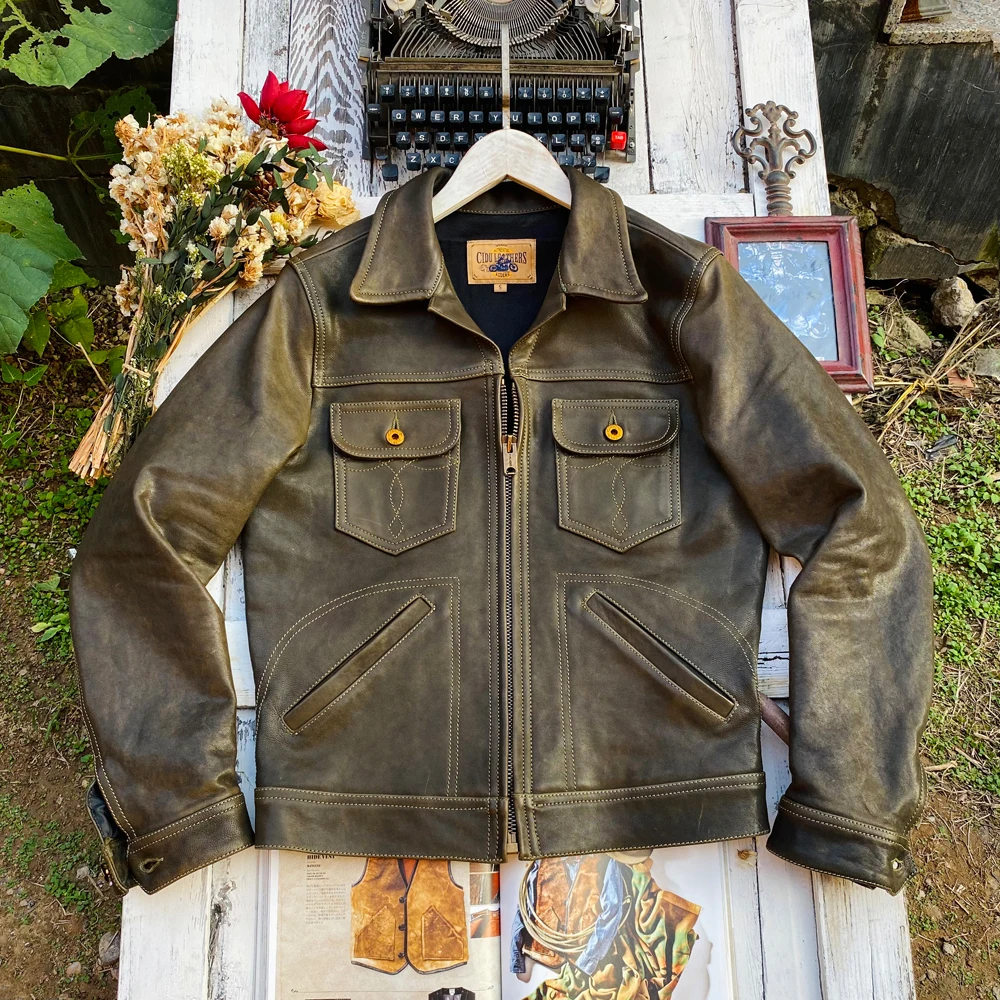 

Супер предложение CDJ115 Cidu! Приталенная Высококачественная стильная куртка из натуральной овечьей кожи азиатского размера