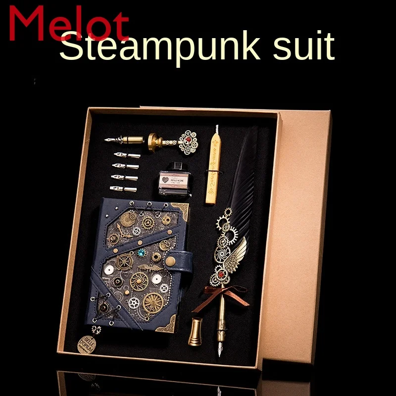 

European Personality Creative Notebook Journal Book Loose-Leaf Vintage Journal Notepad Diary Password Simple