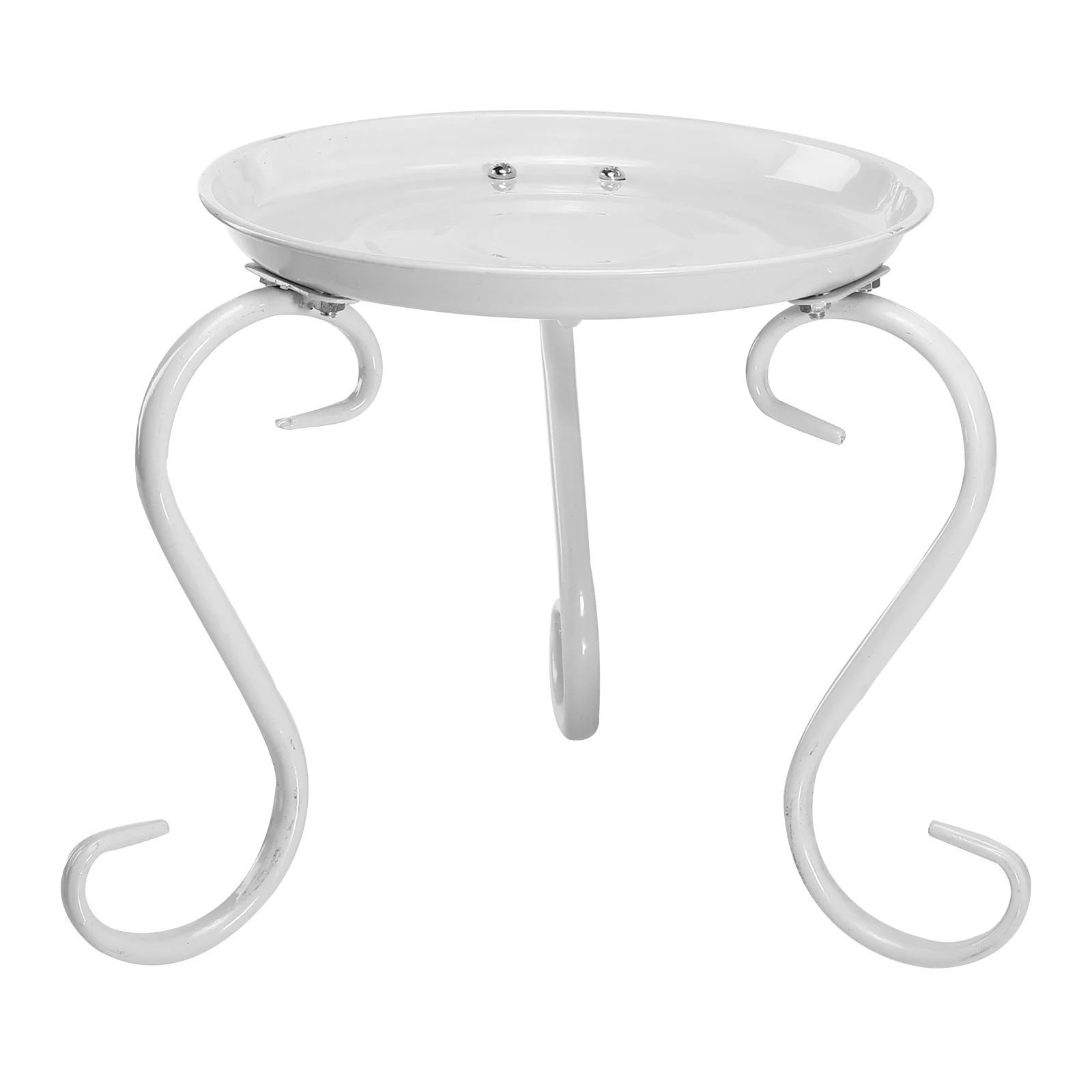 

1pc Flower Pot Holder Stand Balcony Garden Iron Flower Pot Bonsai Display Stand