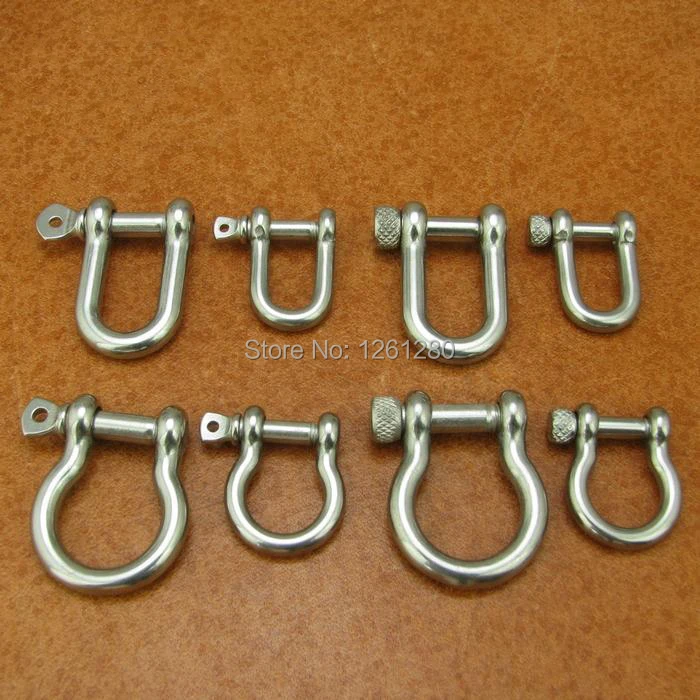 Нержавеющая сталь D кольцо Пряжка подковы брелок Крюк ремень сумка для ключей