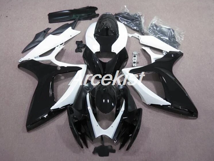 Новый набор обтекателей из АБС пластика подходит для Suzuki 2006 2007 GSXR600 GSXR750 GSXR 600 750 K6 K7