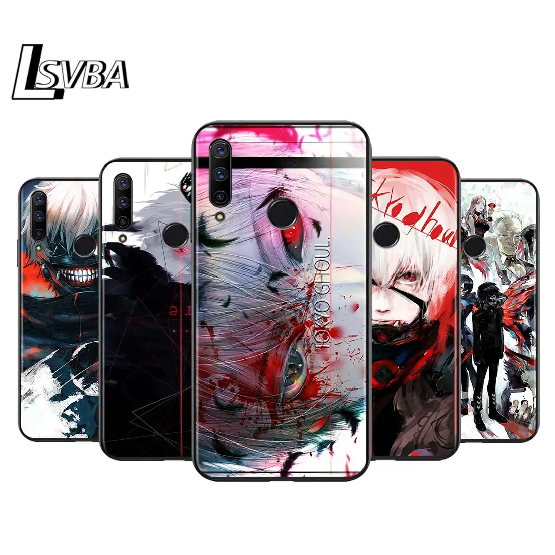 

Anime Tokyo Ghoul for Huawei Honor 30 20S 20 10i 9S 9A 9C 9X 8X 10 9 Lite 8A 7C 7A Pro Phone Case Black Cover