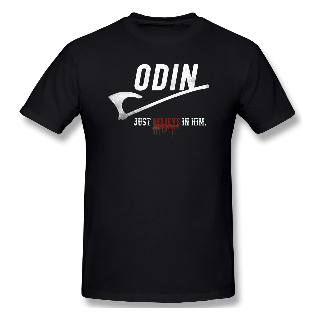 

Believe In Odin Odinic home Funny good build Tshirt Eur Size T16
