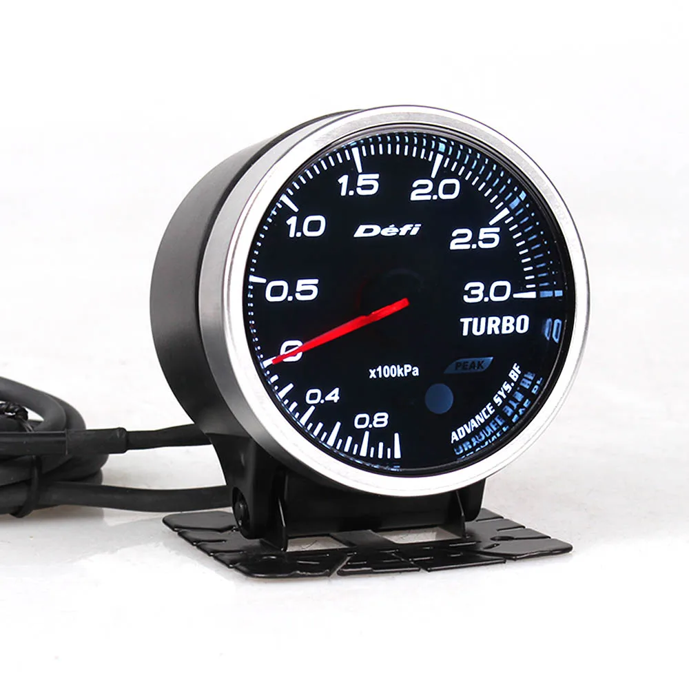 Defi Advance CR BF 2,5 дюймов 60 мм 7 цветов 0-3,0 Бар Boost Turbo Gauge 3 бар автоматический датчик с высококачественным электронным датчиком