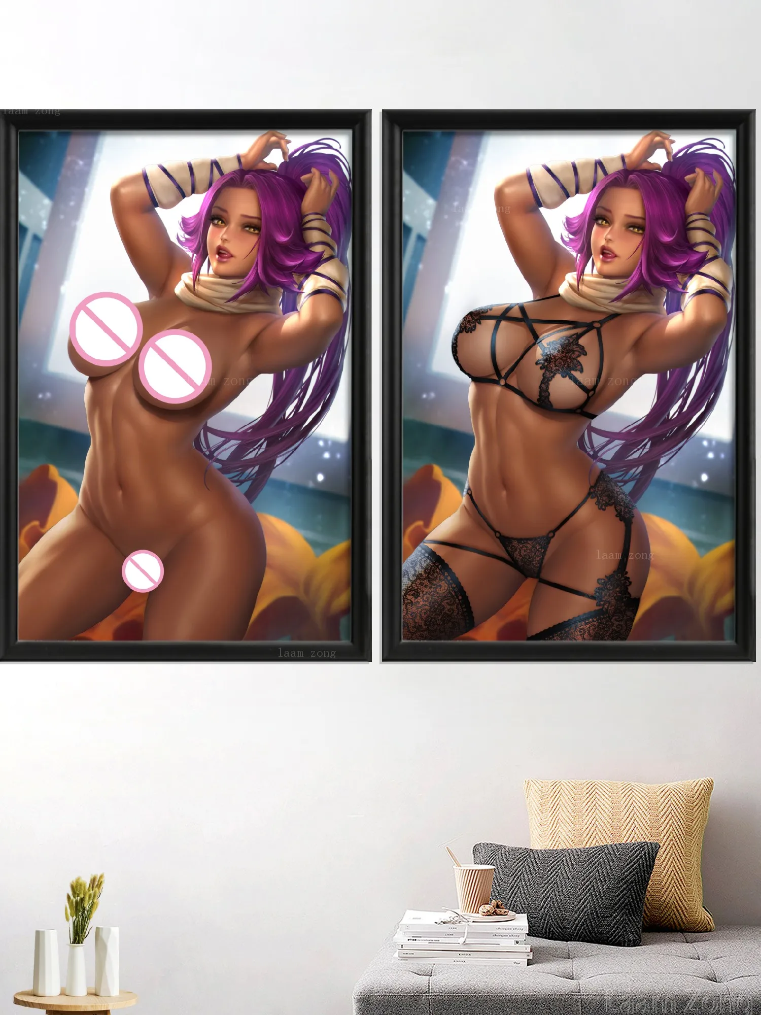 Nelliel Rangiku Shihouin Сексуальный Обнаженный аниме японский мультфильм отбеливатель