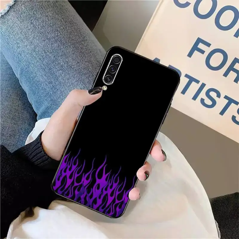 

Flame pattern Phone Cases For Samsung galaxy S 9 10 20 A 10 21 30 31 40 50 51 71 s note 20 j 4 2018 plus