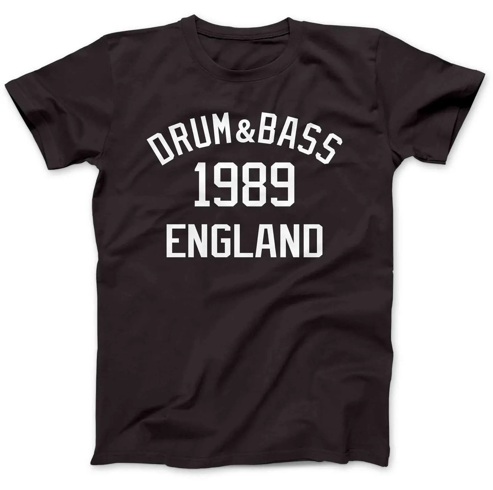 Drum &amp Bass Music 1989 Футболка 100% хлопок высокого качества Goldie 'n' D B|Мужские футболки|