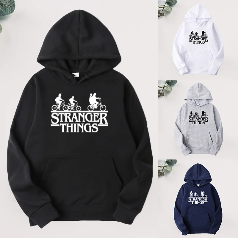 Мужская толстовка с надписью Stranger Things брендовая Толстовка в стиле хип хоп