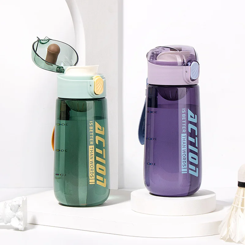 

Hot Sale Outdoor Plastic Cup Sport Water Bottle Cup Kids Student Water Bottle Protable Bottle for Water