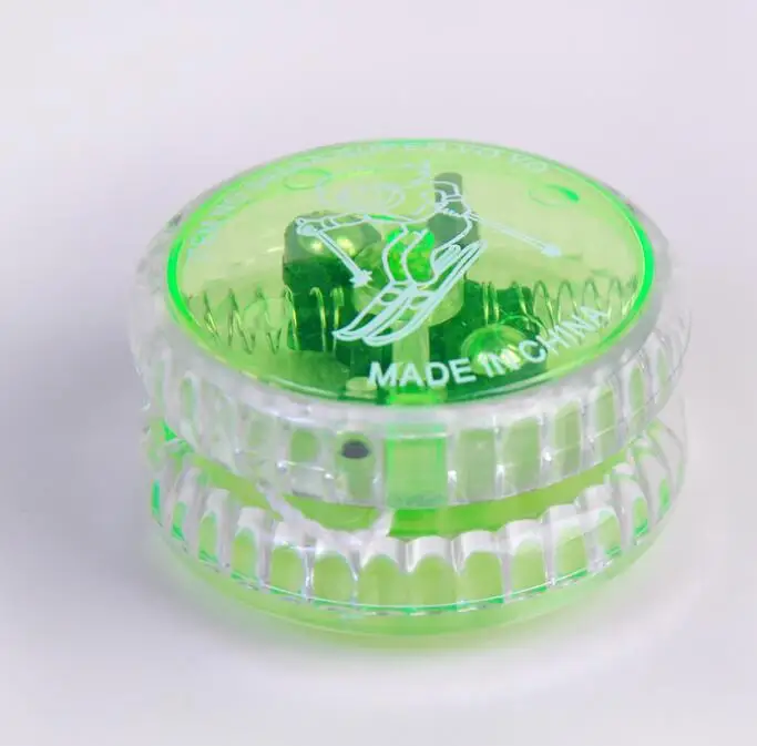 Green Huilong креативная светящаяся маленькая игрушка красочная йо-йо с электронной вспышкой йо-йо Игрушки Для Жонглирования Детей Божья коровка профессиональная - Цвет: Green