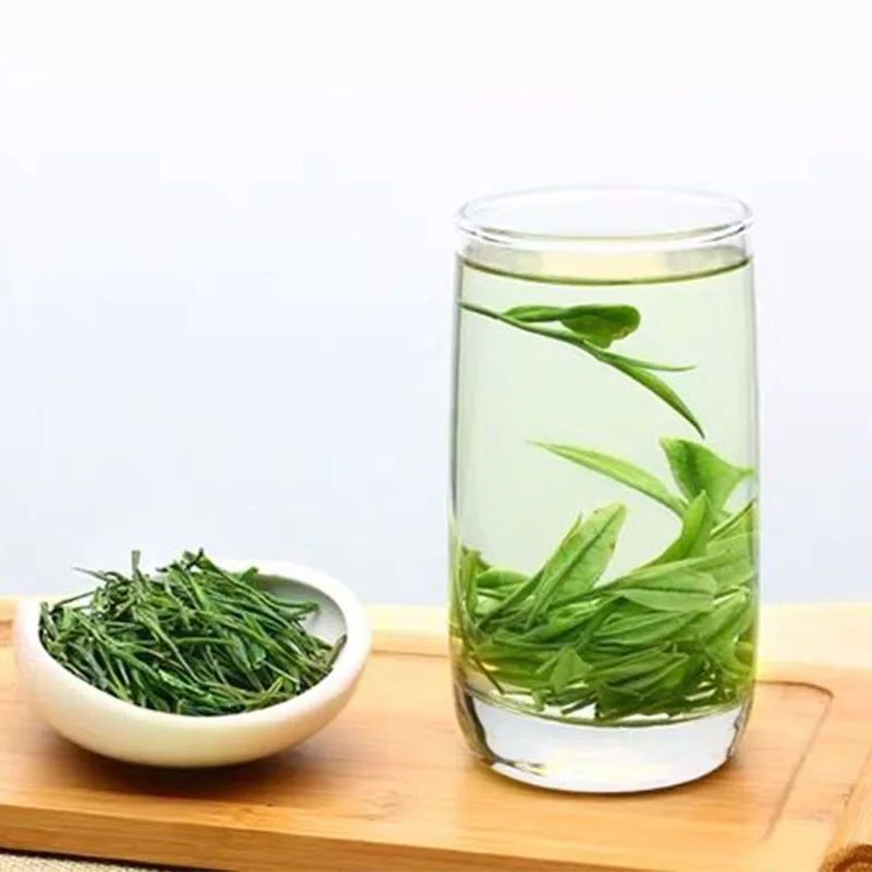 2021 зеленый китайский чай весенний типа Лучжоу Anji Bai Cha Premium Alpine Зеленый перед