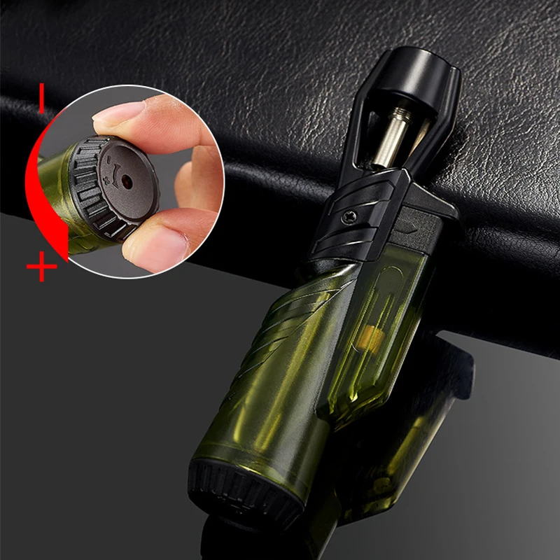 Зажигалка-фонарь регулируемая ветрозащитная газовая зажигалка с реактивным