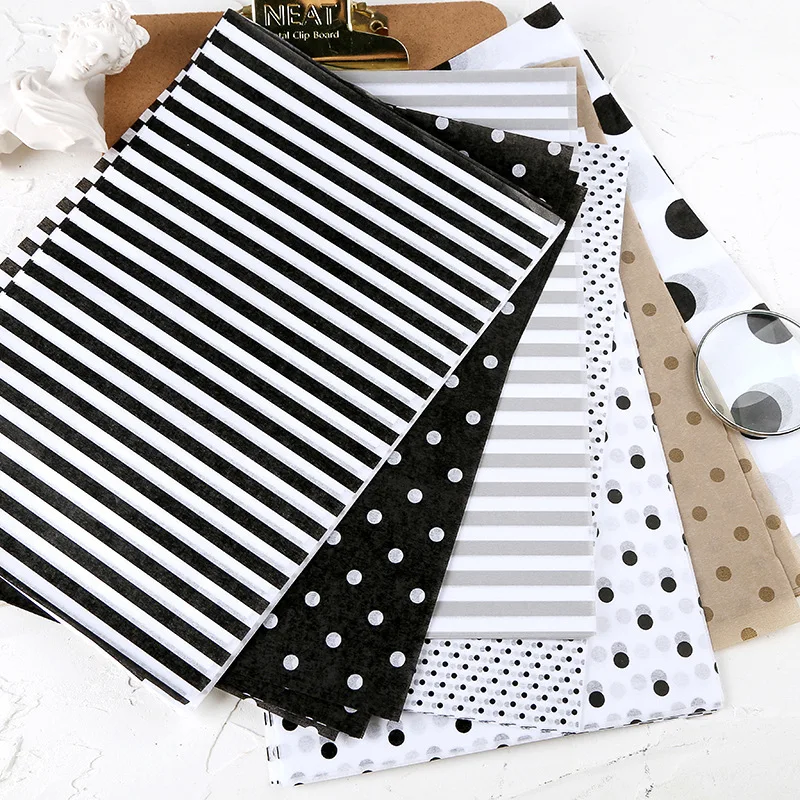 

80PCS A5 Vintage Tissue Paper Scrapbooking Junk Journal Decoration DIY Crafts Collage Hand Tearing Paper Embellishments Supplies