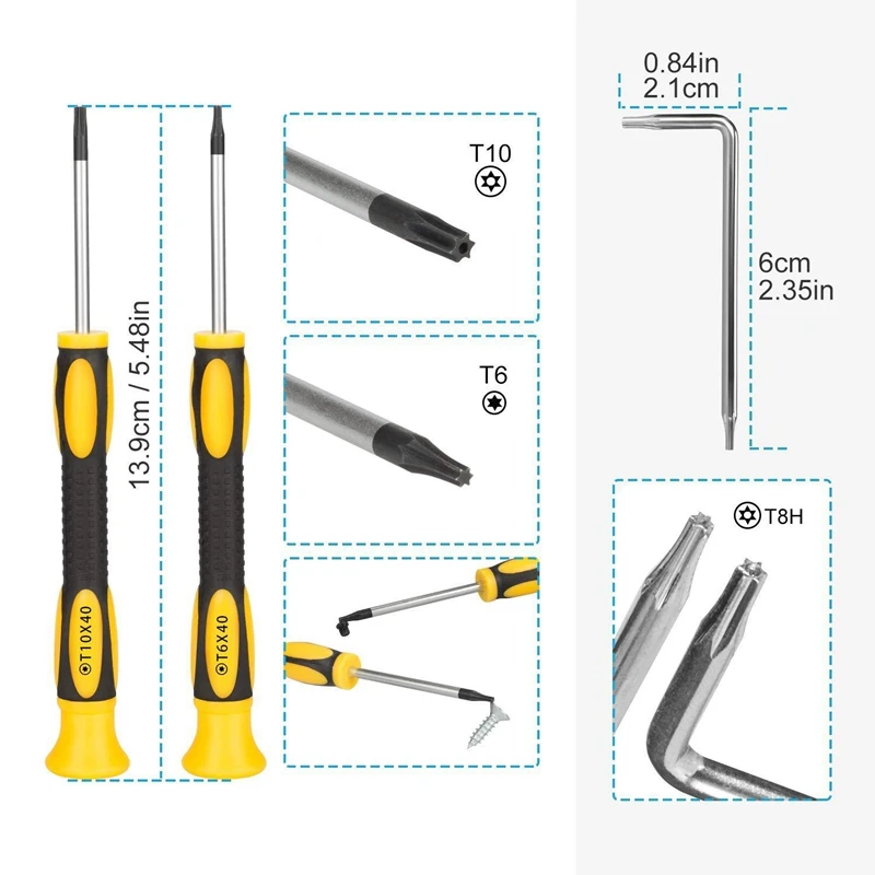 Triwing Screwdriver 17 In 1 Game Bit Repair Tool Kit Full Security For Switch Joycon Wii Nes Snes Ds Lite Gb | Инструменты