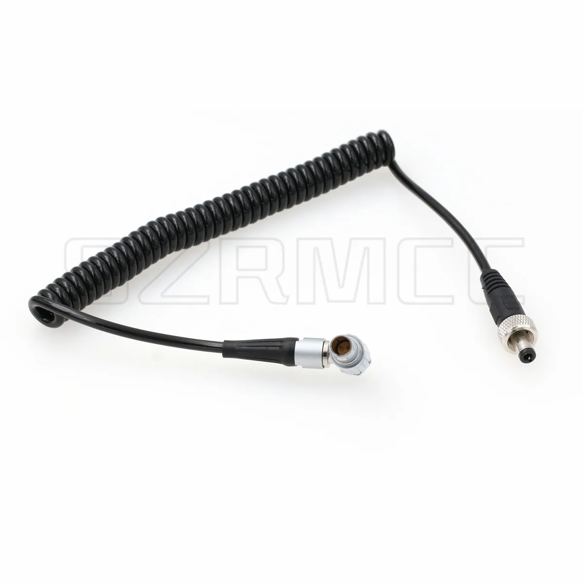 

2 Pin Male to Locking DC 5.5x2.1mm Coiled Power Cable for ARRI Red Camera 12V to Video Devices Pix-E7 Pix-E5 Atomos Monitor