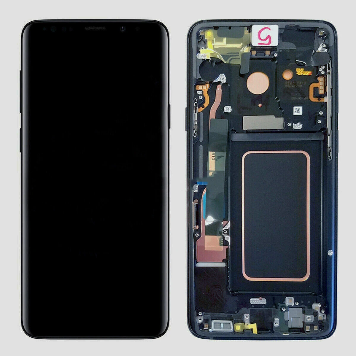 Pantalla LCD Original para Samsung Galaxy S9, Marco digitalizador con pantalla t&aacute;ctil, Calidad A +-1