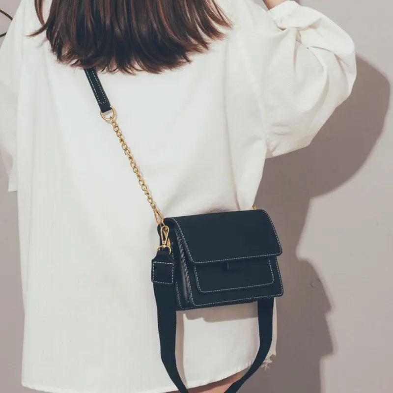 

Popular Bag for Women 2021 New Trendy Korean Style All-Match Messenger Bag Mori Style Simple Fashion Student Party Small Square