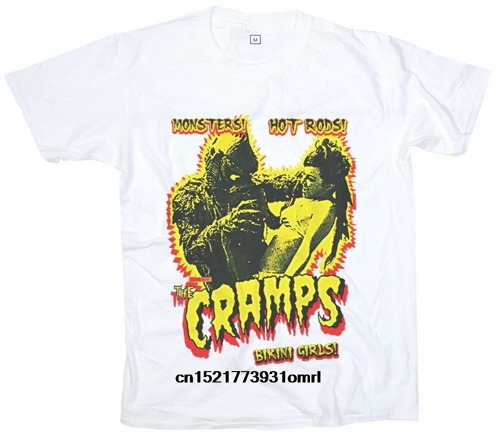 Мужская футболка новинка The Cramps Monster Bikini Psychobilly рок панк женская M L XL XXL XXXL | одежда