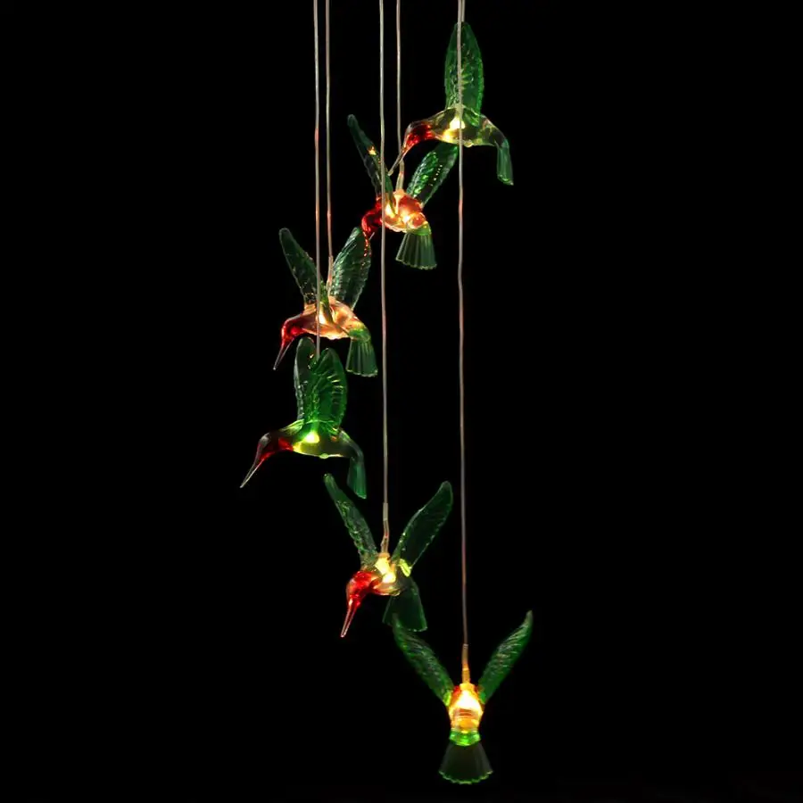 Светодиодный колокольчик меняющий цвет на солнечной энергии для улицы|Ловцы