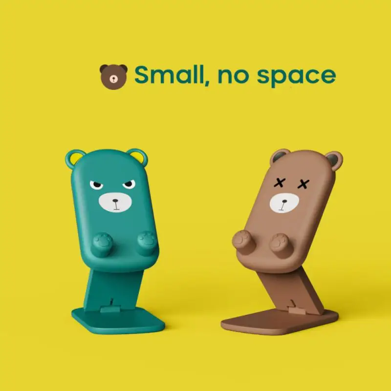 

Cute Bear Sytle Adjustable Phone Holder Stand For iPhone iPad Portable Desk Tablet Phone Stand Desktop For Samsung Huawei