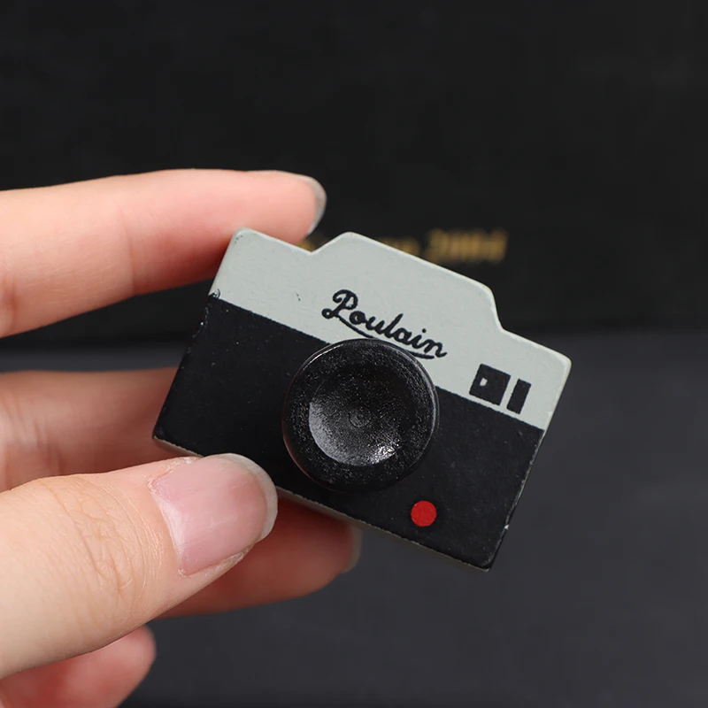 

Baby DIY Toy Camera For Doll House Decor Dollhouse Miniature Retro Simulation Furniture Model Toys