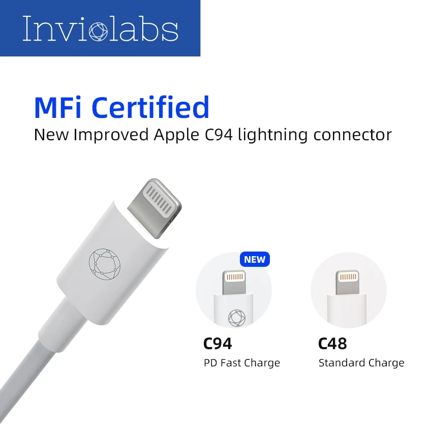 USB C к удлинительному кабелю Lightning сертифицированному Apple MFi DurableLine для iPhone X/XS/XR/XS Max