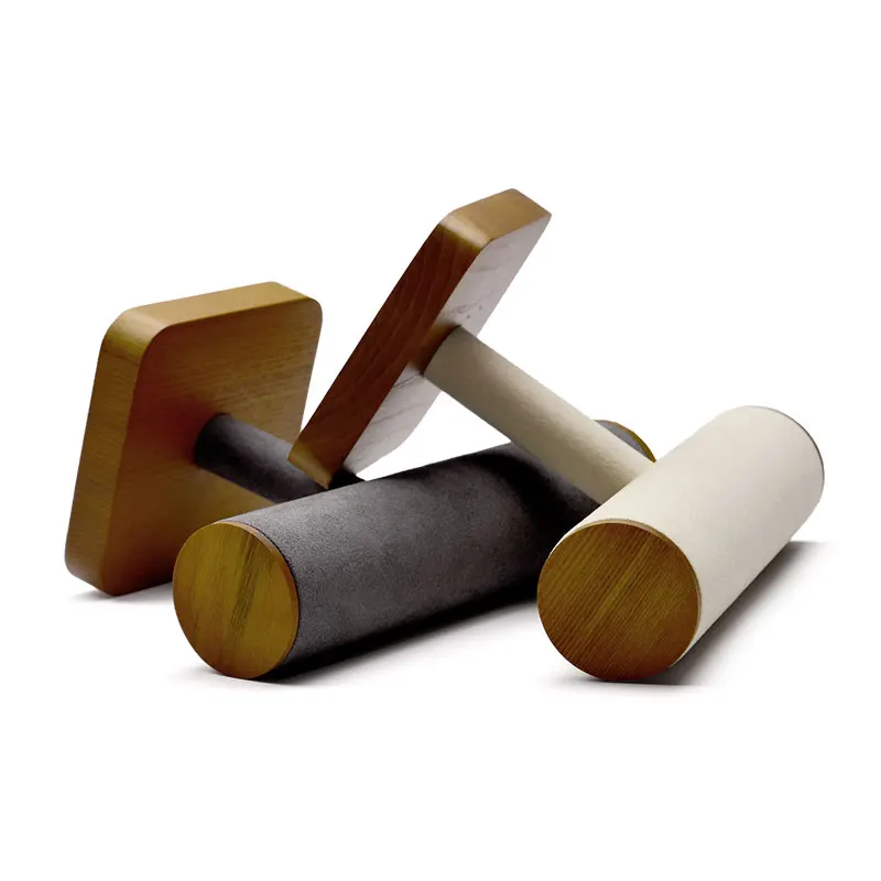 Oirlv Solid Wood Hovering T-Bar Jewelry Display Stand Watches Bracelet Necklace Bangle Holder Jewelry Organization Holder Rack