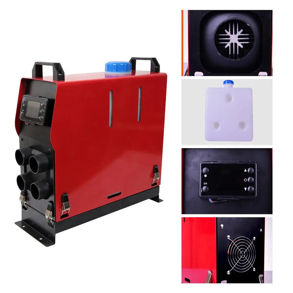 Автомобильный дизельный Обогреватель воздуха 12 В 5000 Вт 4 отверстия ЖК монитор