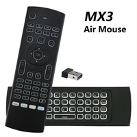 remote controlers mx3 backlit air mouse t3 smart voice control mx3l 2 4g ir learning wireless keyboard for android tv box1