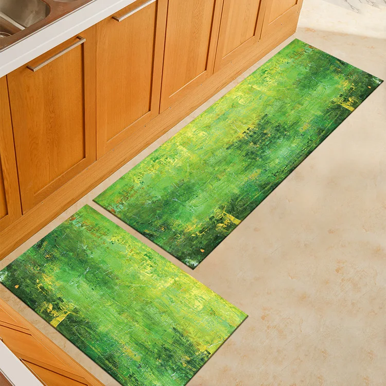 

Anti Fatigue Kitchen Rug Set 2 Piece 17"x48"+17"x28" Thick Cushioned Kitchen Floor Mats Heavy Duty Comfort Mat Waterproof