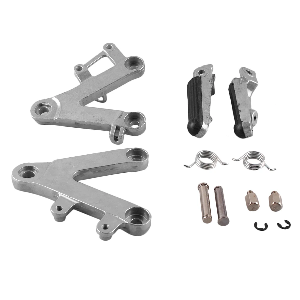 

Motorcycle Front Rider Foot Pegs Footrest Brackets for Honda CBR400 1990 1991 1992 1993 1994 1995 1996 1997 NC29 Aluminum Alloy