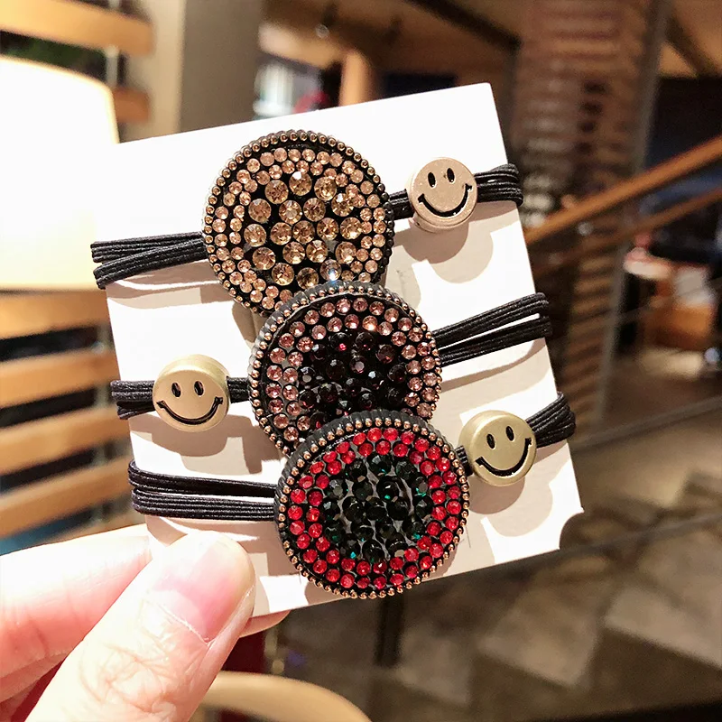 Женские блестящие стразы богемные эластичные резинки для фиксации волос