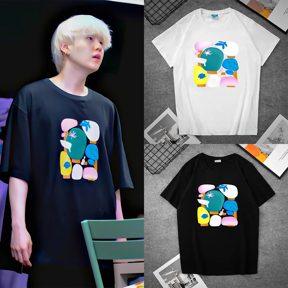 

Suga t shirts Bangtan Boys In the Soop t-shirt Cotton Short Sleeve Crewneck Premium Quality Kpop Fans tees