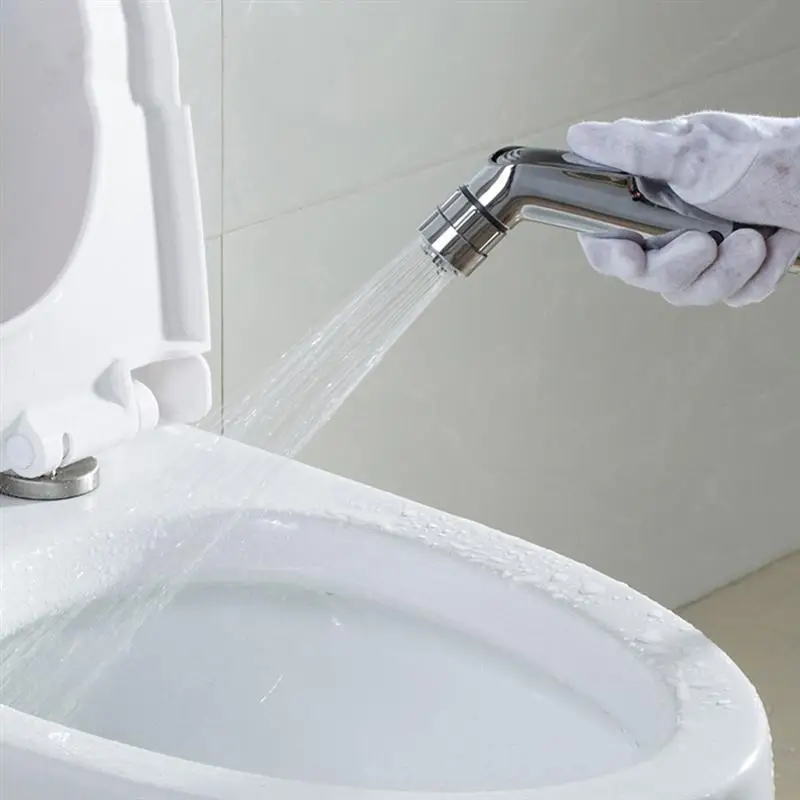 Ручной Биде опрыскиватель для туалета Bidets распылитель насадка спрей ABS двойной