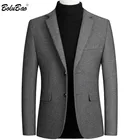 Мужской шерстяной пиджак BOLUBAO, классический приталенный, пиджак делового костюма
