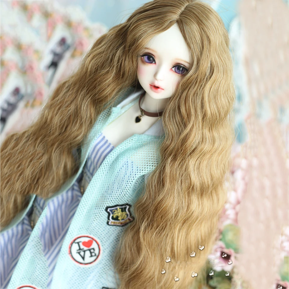 Парик для куклы Cataleya Bjd 1/3 1/4 1/6 1/8 аксессуары кукол различных цветов длинные