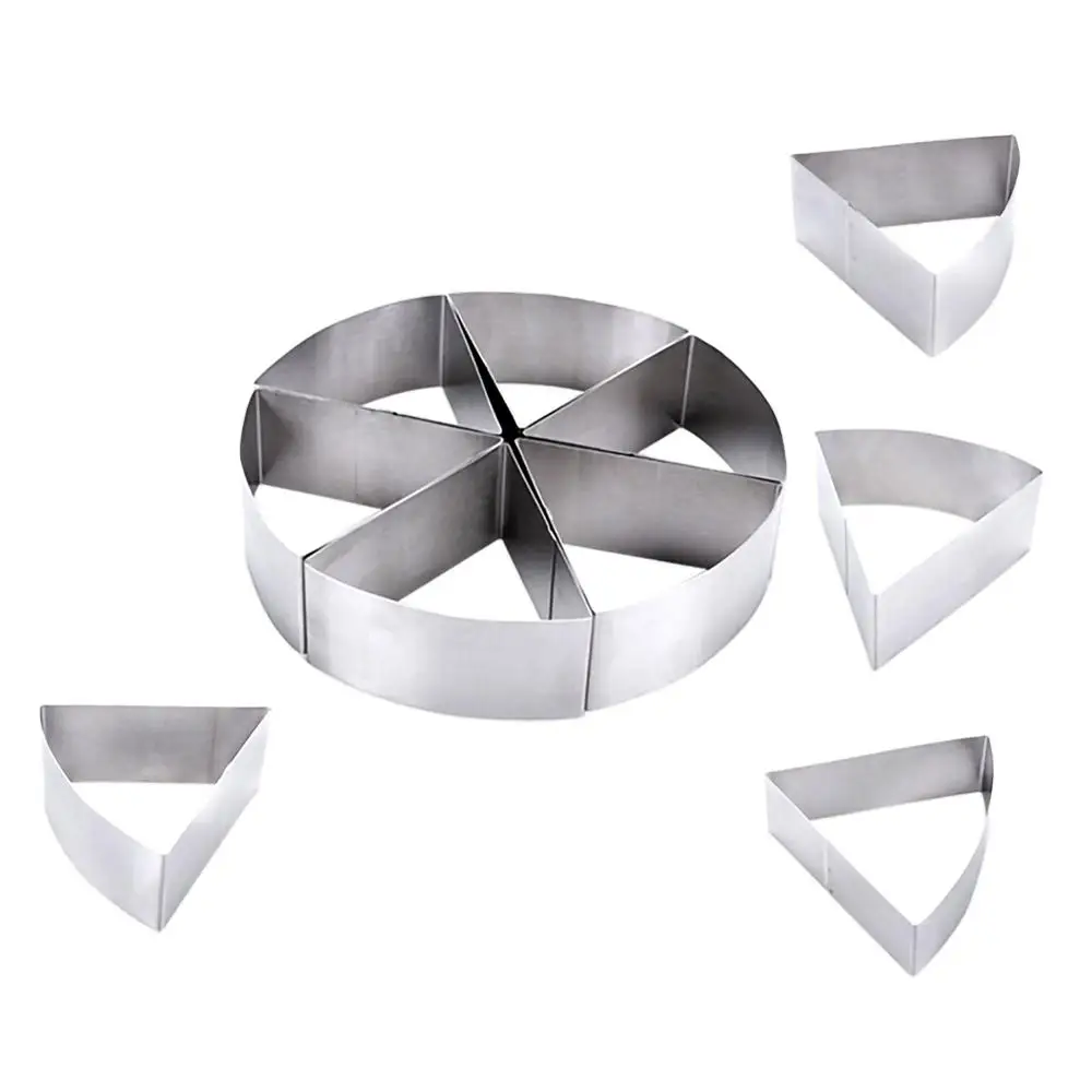 6 точек треугольная форма круглая муссовая кольцевая из нержавеющей стали для