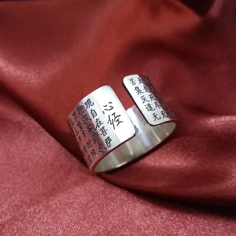 Новинка очаровательное серебряное кольцо с надписью для женщин винтажные