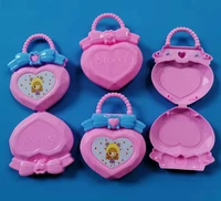 beilinda toys plastic toys fashion bag butterfly heart bag heart sticker sweet handbag in mix colour 4pcs in one lot