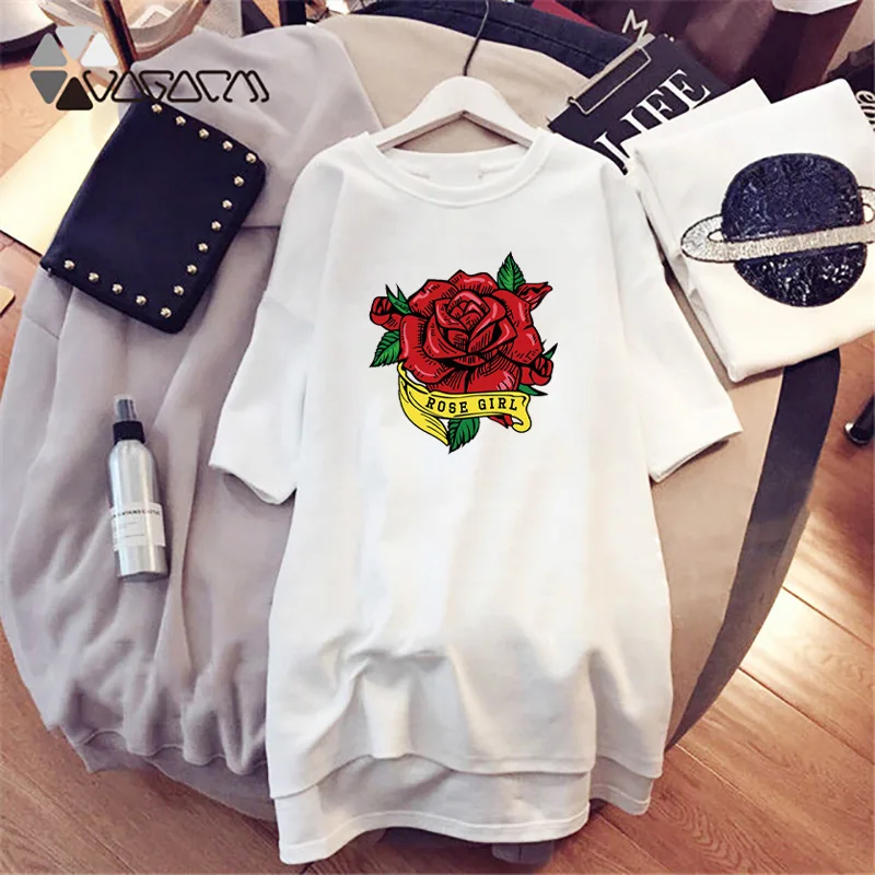 

Plus Size Tshirt Dress Oversize Dress Short Sleeve Round Neck Vintage Causal Ladies Streetwear Pullover Tops Summer Women