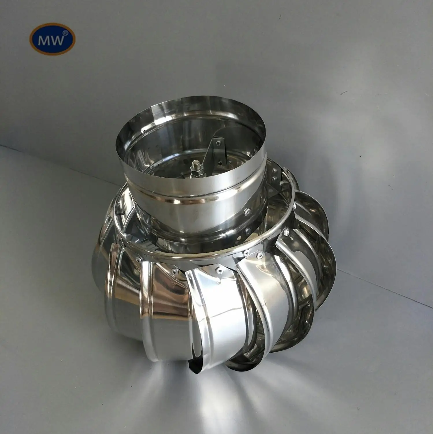 Нержавеющая сталь вращающийся дымоход крышка капота 100/150 мм крыши вентилятор без