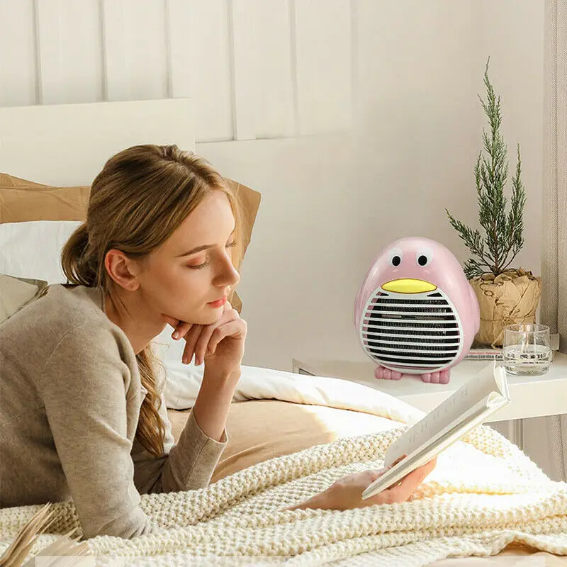 Милый мини обогреватель нагреватель вентилятора портативный Электрический