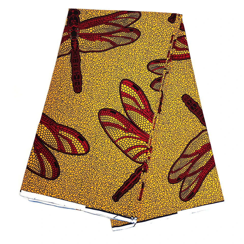 

Latest African Fabric Ankara Wax Textile/Kitenge/Pagnes for African dress 100% Cotton 6 yards HSH-22