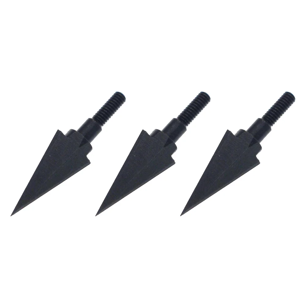 Type 1 (3pcs) 3 шт черные ивы Broadheads стрельба из лука углеродный стальной наконечник стрелы практические советы - Цвет: Type 1 (3pcs)