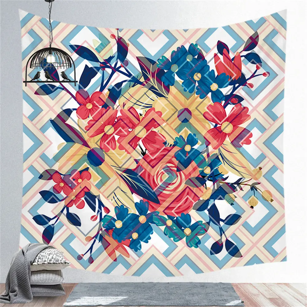 

Custom Unique Flora Leaves Tapestry Hippie Boho Tapestries Wall Art Decor Hanging Fabric Living Ceiling Room Decor CGT001