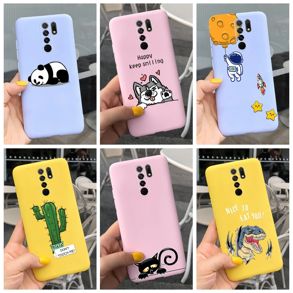 Чехол для глобальная версия xiaomi Redmi 9 силиконовая Мягкая задняя крышка из ТПУ 6 53